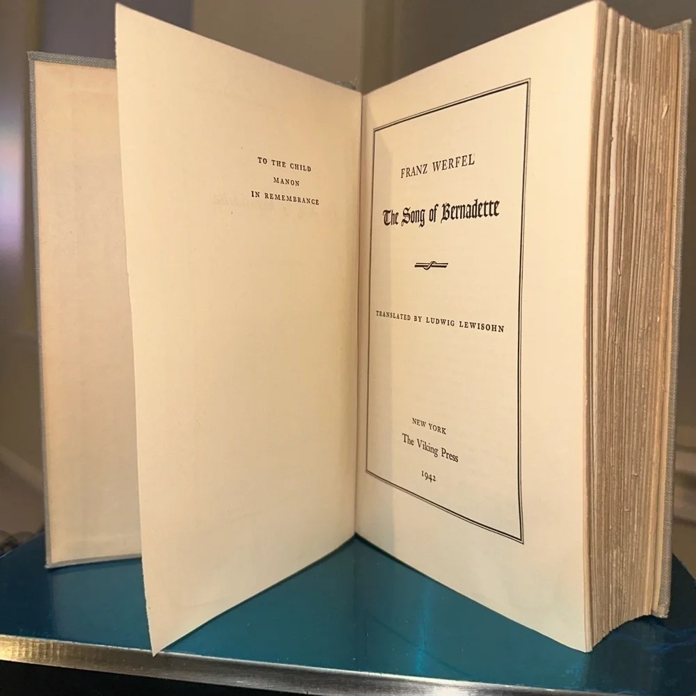 The Song of Bernadette Hardcover Book
